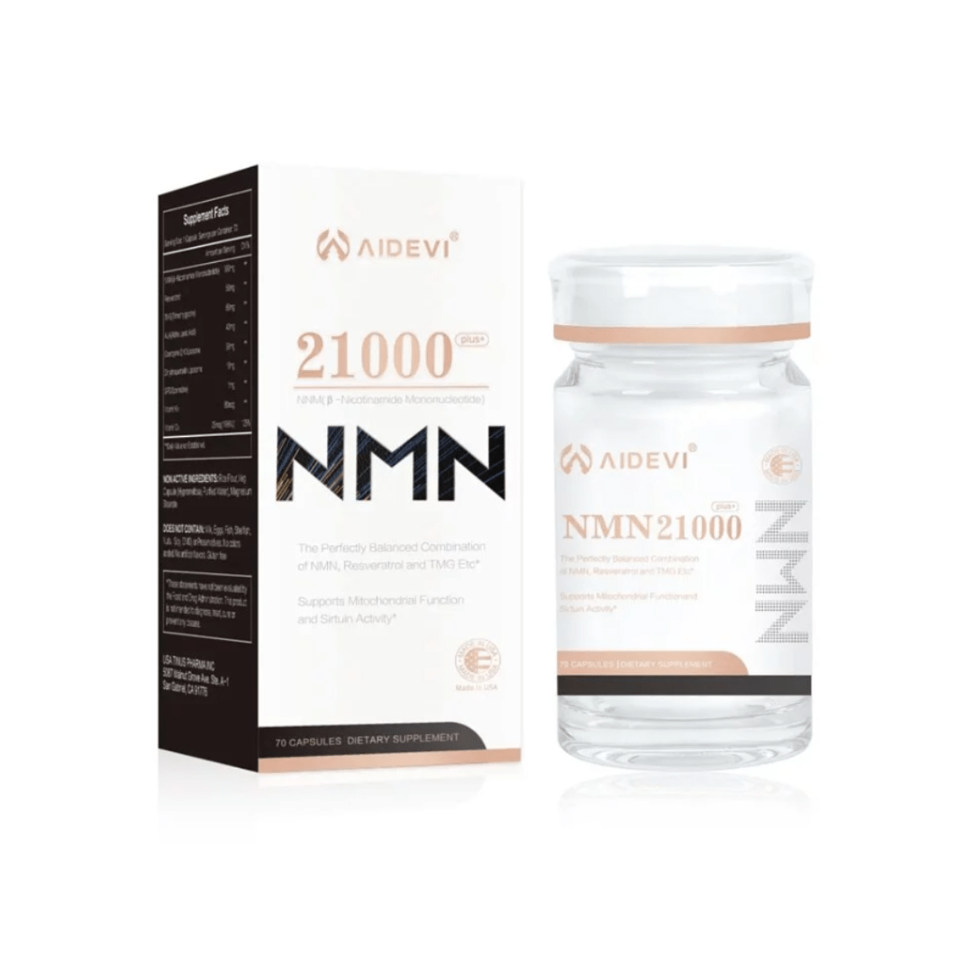 AIDEVI - AIDEVI® NMN 21000 補充劑|全新升級 × NAD+ 科研突破 × 超級抗老配方 × 美國製造 × 香港行貨 - 營養補充劑