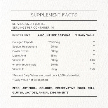 FOPIZ - 【FOPIZ】Fopiz膠原蛋白肽 12,500mg(10瓶裝) - 營養補充劑