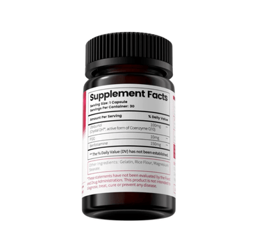 洛索奇還原型輔酶Q10膠囊,抗氧化、活化細胞能量,用於心臟保護的營養補充劑