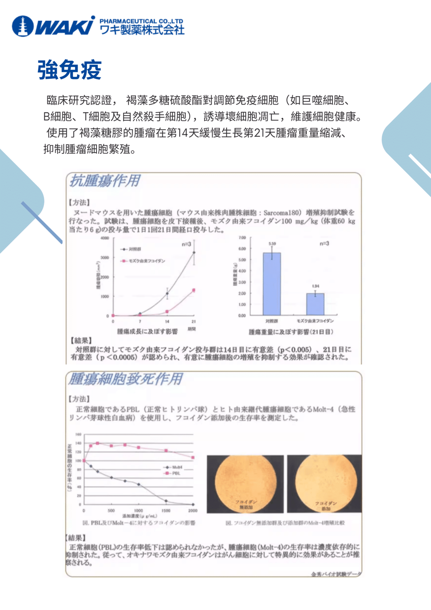 Waki - WAKi 沖繩水雲褐藻フコイダン - 維護細胞健康 提高免疫力 - 營養補充劑