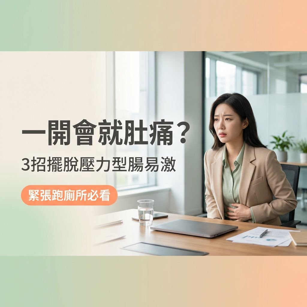 一開會就肚痛？3 個跡象分辨「壓力型腸易激」與舒緩對策 - Yespot