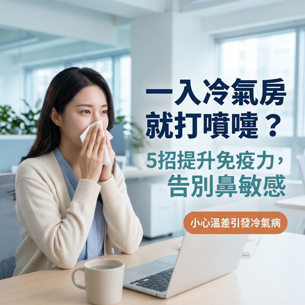 【冷氣病預防】出入商場溫差大狂打噴嚏？5個提升免疫力關鍵，告別鼻敏感 - Yespot