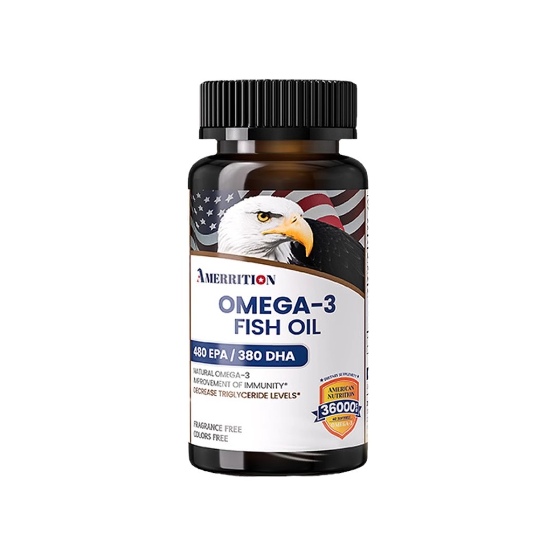 Amerrition - Amerrition - 高純度魚油｜改善睡眠 Omega3｜呵護心腦血管健康｜提升記憶力 - 營養補充劑