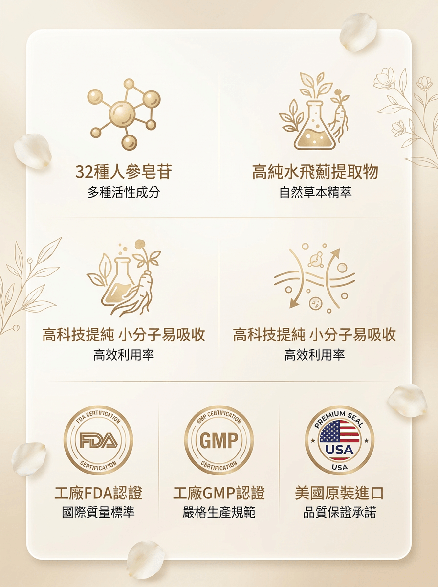 FOPIZ - Fopiz 人參皂苷氣血丸｜人參皂苷補氣 × 增活力護肝 × 天然氣血調理 × 抗氧化活力 × 全面提升健康 - 營養補充劑