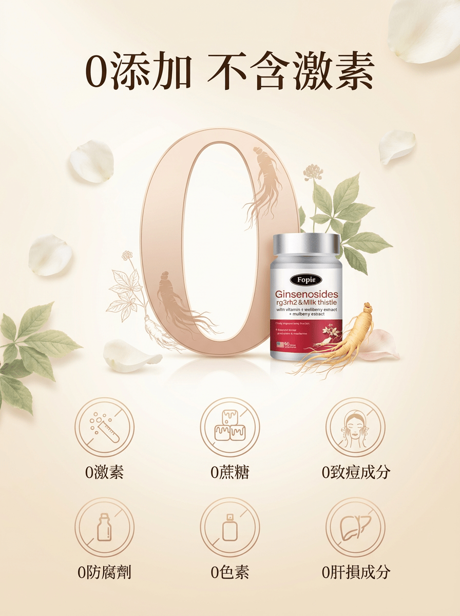 FOPIZ - Fopiz 人參皂苷氣血丸｜人參皂苷補氣 × 增活力護肝 × 天然氣血調理 × 抗氧化活力 × 全面提升健康 - 營養補充劑