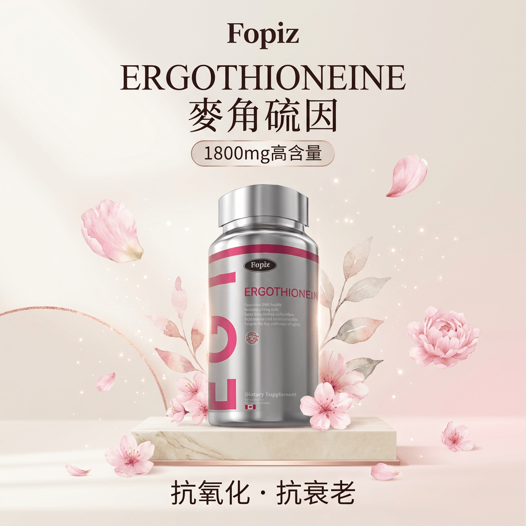 FOPIZ - Fopiz 麥角硫因保健食品｜EGT 童顏瓶：抗衰老 × 增活力 × 嫩膚美白 × 全面細胞健康支持 - 營養補充劑