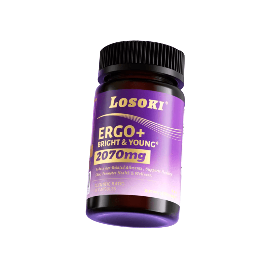 LOSOKI - Losoki EGT抗時光衰老膠囊｜30mg麥角硫因 × 黑松露 × 亞精胺 × 蝦青素 × 全面抗老再生科技 - 營養補充劑