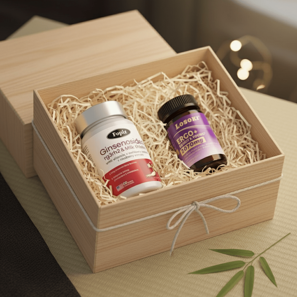 LOSOKI - Losoki 麥角硫因 x Fopiz 人蔘丸組合套裝 - 