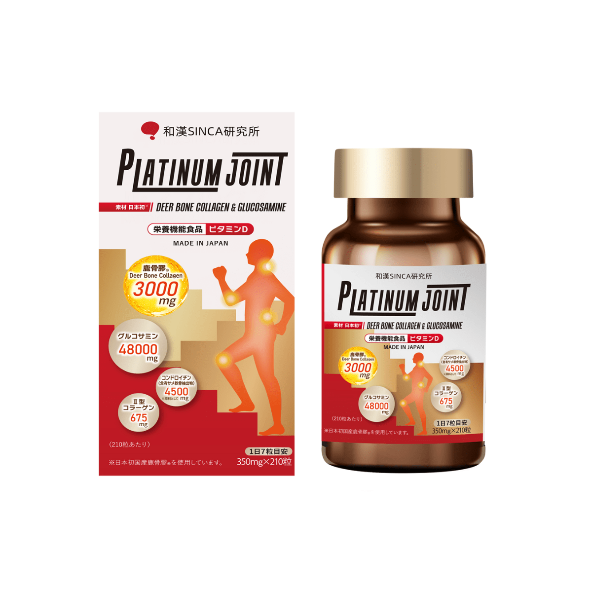 SINCA - PLATINUM JOINT 氨糖鹿骨肽｜打造靈活關節的黃金配方，重啟行動力的關鍵營養 - 