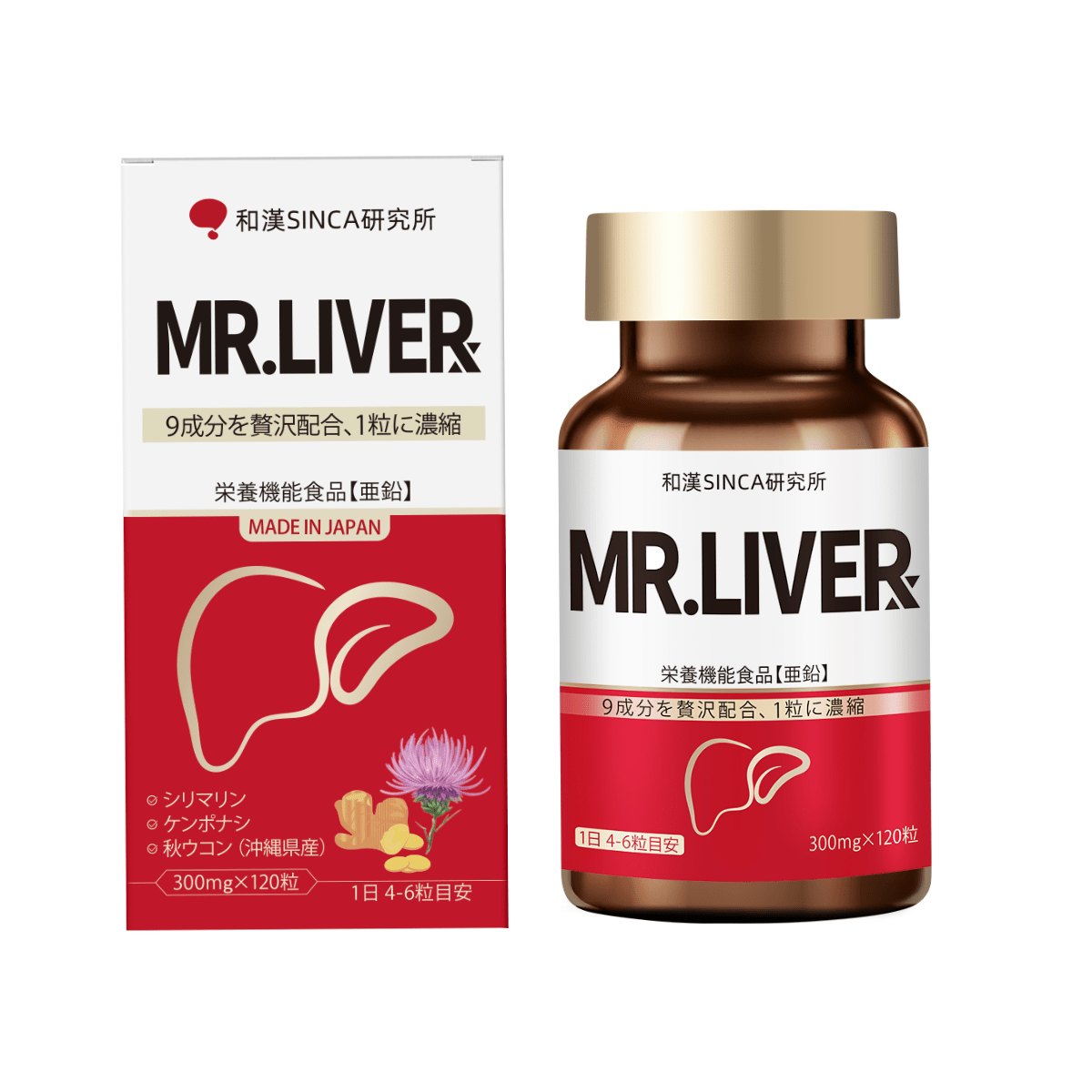 SINCA - 和漢 sinca® Mr. Liverx 肝先生｜來自日本的全方位護肝營養補給，守護你的肝臟健康 - 