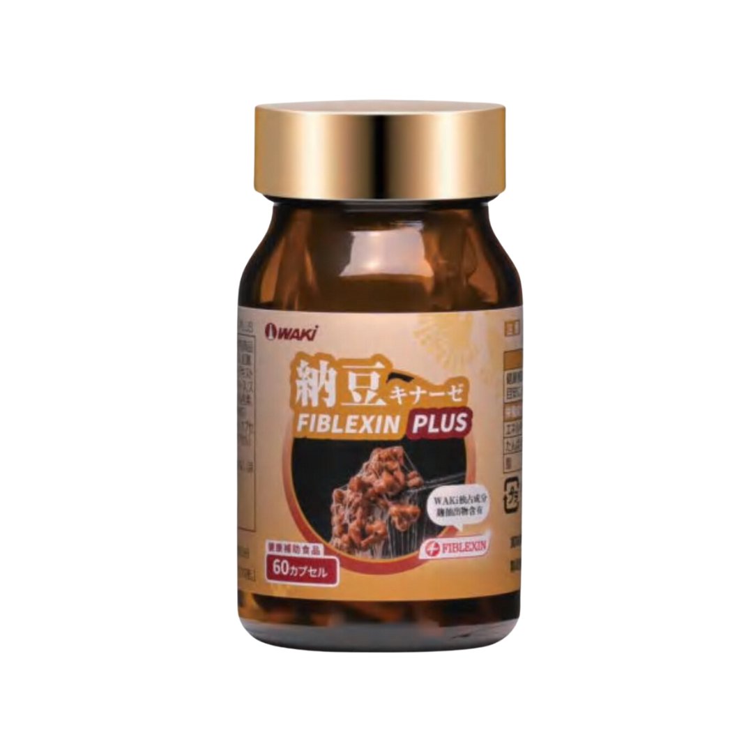 Waki - WAKi 納豆激酶PLUS 納豆キナーゼ FIBLEXIN PLUS - 疏通血管 輔助緩解三高 - 營養補充劑